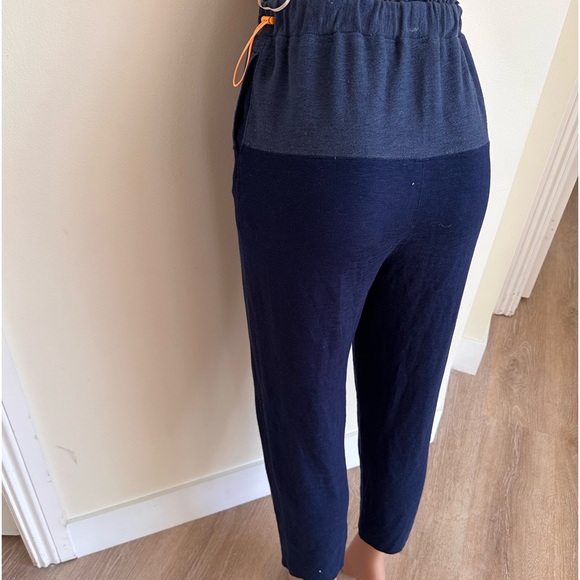 FREE PEOPLE |  two toned joggers with neon orange drawstring - Picture 7 of 13